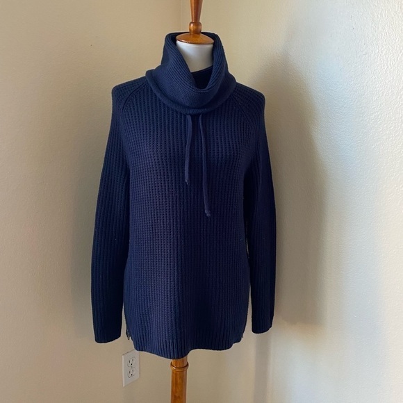 Athleta Borealis Cowl Neck Chunky Knit Sweater - Picture 2 of 9